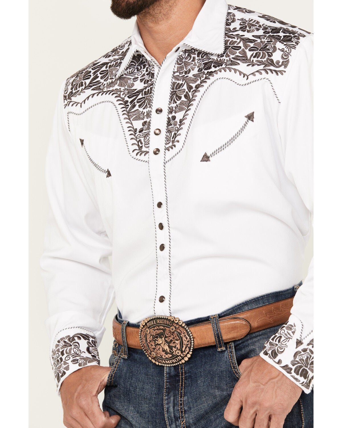 Scully Blackhorn Legend - Embroidered Men's Western Shirt main image 1