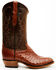 Image #2 - Tony Lama Men's Kenway Exotic Ostrich Western Boots - Round Toe, Cognac, hi-res