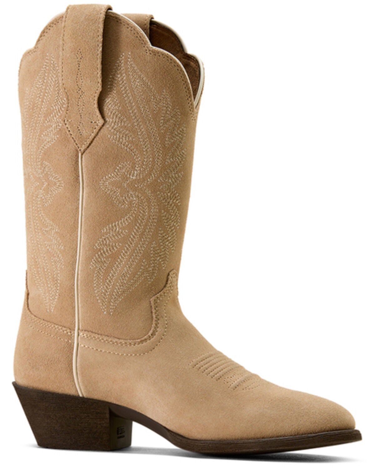 Ariat Women's Heritage StretchFit Performance Western Boots - Round Toe, Taupe, hi-res