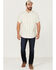Brothers & Sons Men's Large Plaid Short Sleeve Button Down Western Shirt , Cream, hi-res