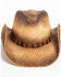 Image #1 - Shyanne Women's Rustic Straw Cowboy Hat, Brown, hi-res