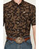 Image #3 - Ferrell Men's Gage Camo Print Short Sleeve Snap Stretch Western Shirt, Brown, hi-res