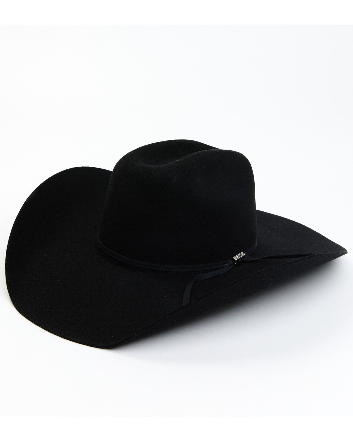 Image #1 - Serratelli 5X Felt Cowboy Hat, Black, hi-res