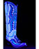 Image #8 - Corral Women's Polymer Blacklight Overlay Tall Western Boots - Snip Toe, White, hi-res
