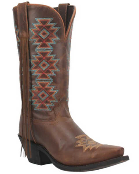 Image #1 - Laredo Women's Charmayne Western Boots - Snip Toe, Brown, hi-res