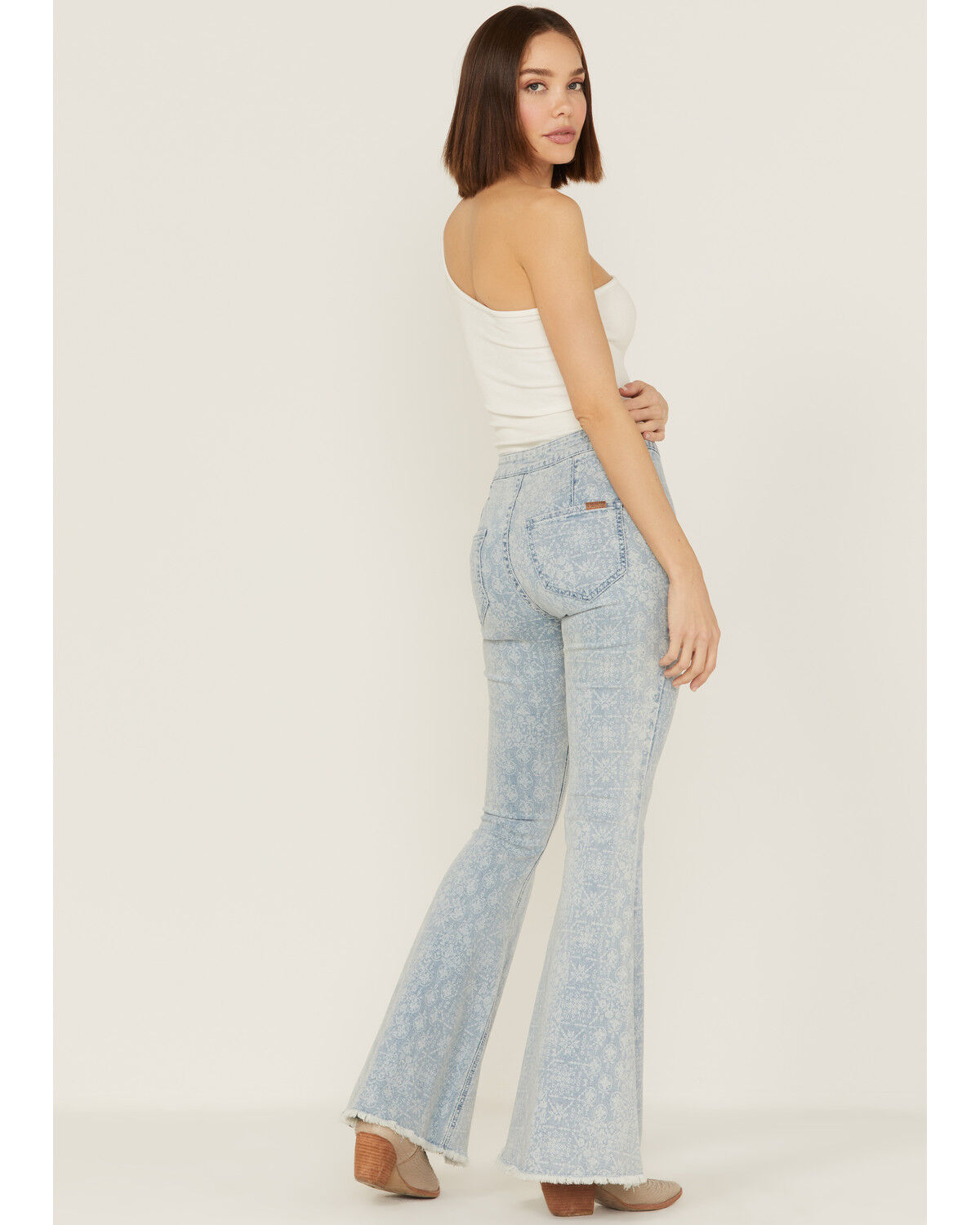 Image #3 - Rock & Roll Denim Women's Vintage Floral Flare Jeans, , hi-res