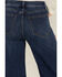 Image #4 - Driftwood Women's Mona X Boogie Nights Dark Wash High Rise Floral Embroidered Flare Stretch Denim Jeans, Medium Wash, hi-res