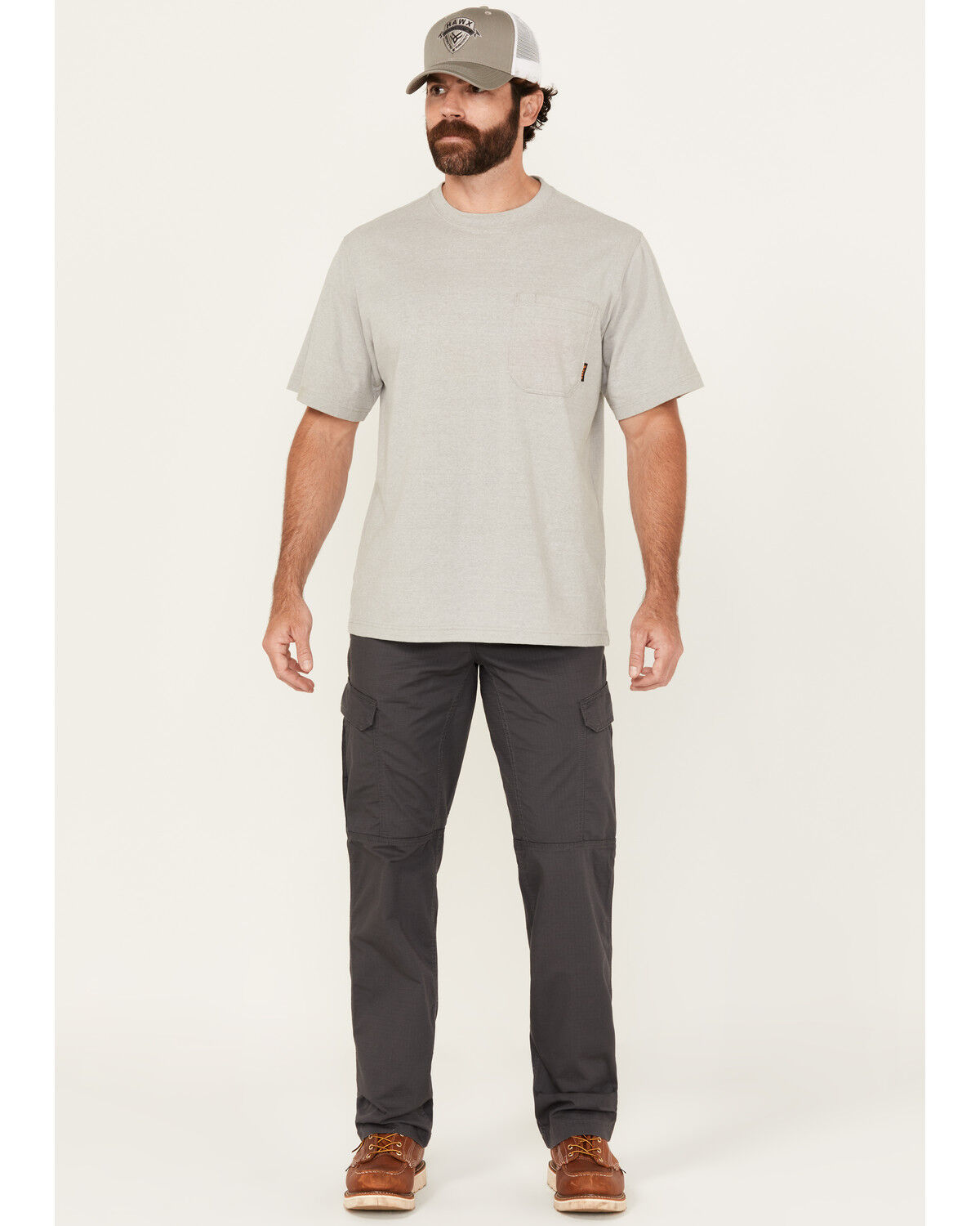 Image #1 - Carhartt Men's M-Force Broxton Cargo Work Pants, Grey, hi-res