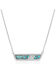 Image #1 - Montana Silversmiths Women's High Noon Cobblestone Bar Necklace, Silver, hi-res