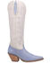 Image #2 - Dingo Women's High Lonesome Tall Western Boots - Pointed Toe , Periwinkle, hi-res