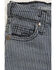 Cowgirl Tuff Girls' Medium Wash Conductor Multi Striped Trousers , Multi, hi-res