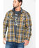 Image #1 - Cody James Men's Songdog Bonded Flannel Long Sleeve Western Shirt Jacket, , hi-res