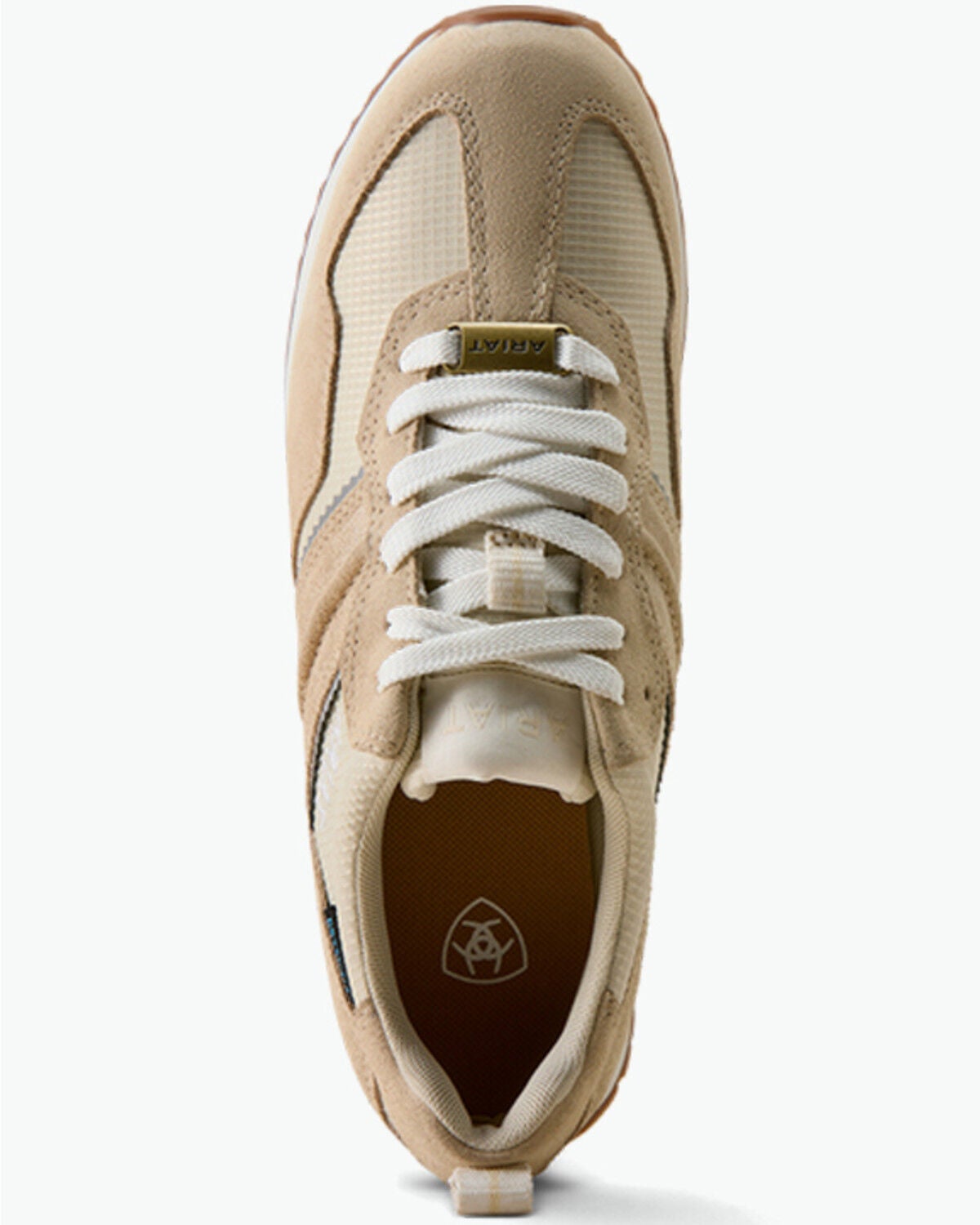 Image #4 - Ariat Women's Ranch Runner Waterproof Casual Shoes, Beige, hi-res