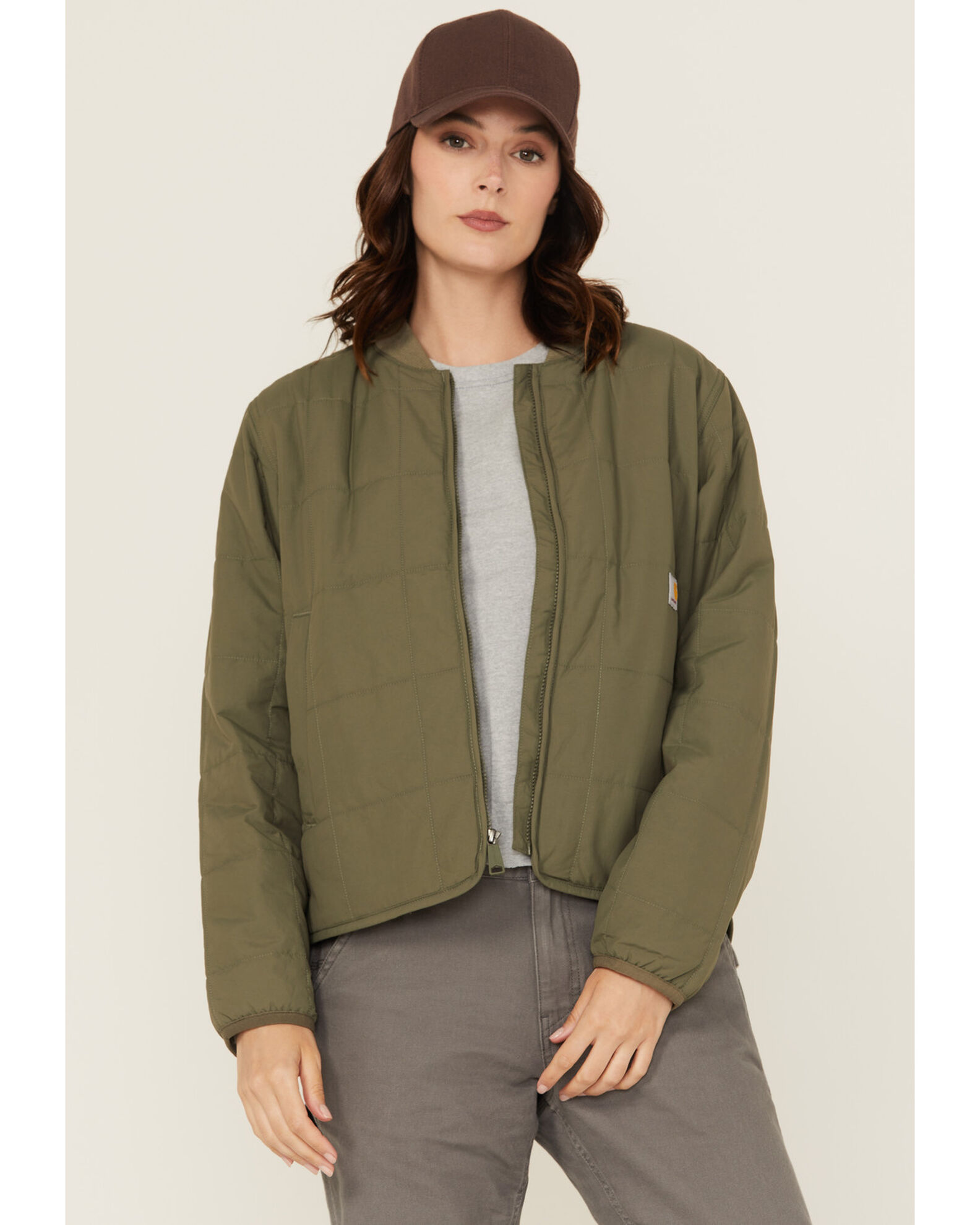 Carhartt jacket olive cheap
