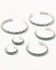 Image #1 - Shyanne Women's Hoop Earring Set - 3 Piece, Silver, hi-res