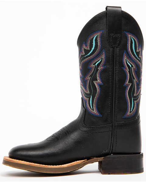 Image #3 - Shyanne Girls' Western Boots - Broad Square Toe, Black, hi-res