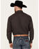 Resistol Men's Lucas Paisley Print Long Sleeve Pearl Snap Western Shirt, Dark Blue, hi-res