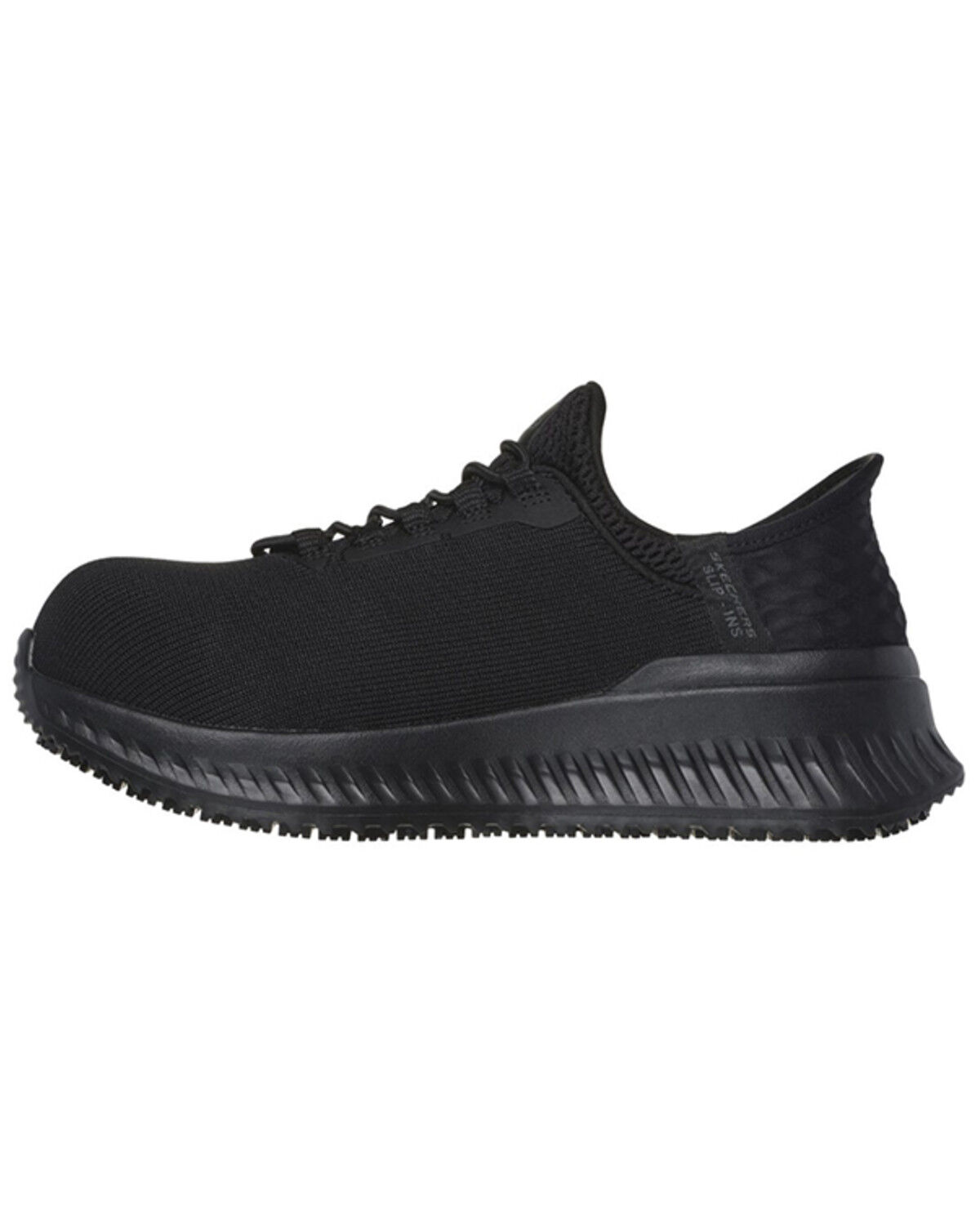 Image #2 - Skechers Women's Slip-Ins Tilido Ombray Work Shoes - Composite Toe, Black, hi-res