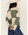 Image #4 - White Crow Women's Checkerboard Sweater, Green, hi-res