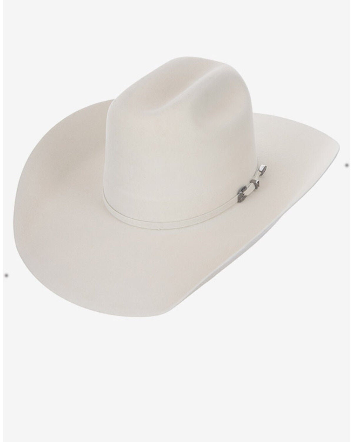 Image #1 - Larry Mahan Genoa 6X Felt Cowboy Hat, Silver Belly, hi-res