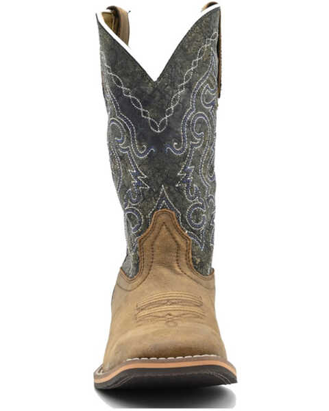 Image #4 - Smoky Mountain Women's Odessa Western Boots - Broad Square Toe , Brown, hi-res