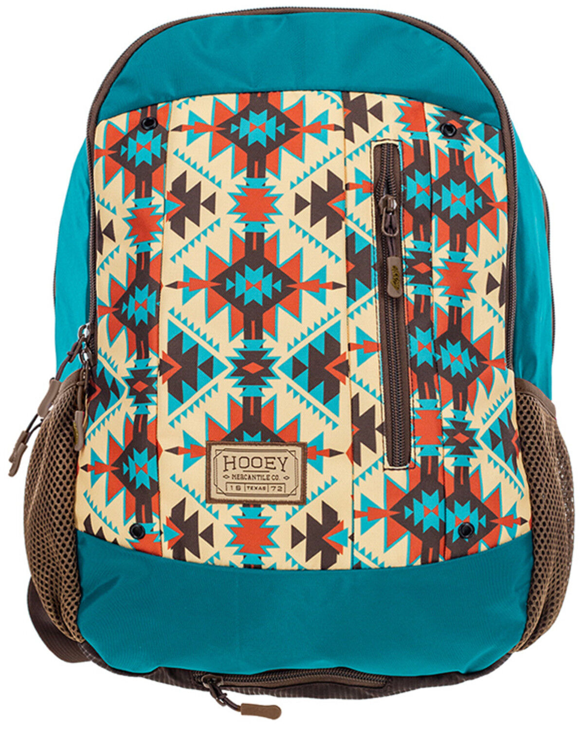 Image #1 - Hooey Rockstar Southwestern Print Backpack, Turquoise, hi-res