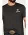 Image #4 - Ariat Men's Star Spangled Logo Short Sleeve Graphic T-Shirt, Charcoal, hi-res