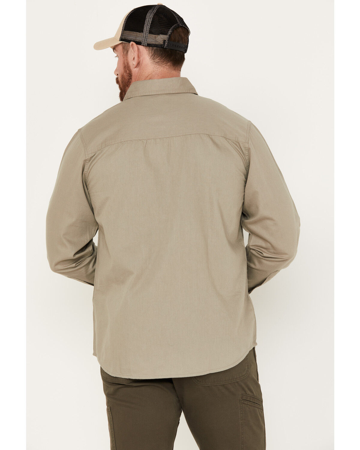Image #4 - Resistol Men's Aspen Long Sleeve Button Down Western Shirt, Sage, hi-res