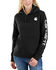 Image #2 - Carhartt Women's Clarksburg Graphic Sleeve Pullover Sweatshirt, Black, hi-res