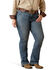 Image #3 - Ariat Women's Brittany Medium Wash Bootcut Stretch Denim Jeans - Plus, Medium Wash, hi-res