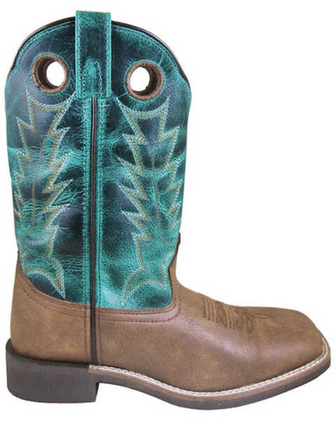 Image #1 - Smoky Mountain Women's Tracie Performance Western Boots - Broad Square Toe , Brown, hi-res