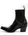 Image #3 - Old Gringo Women's Loren Western Booties - Snip Toe, Black, hi-res