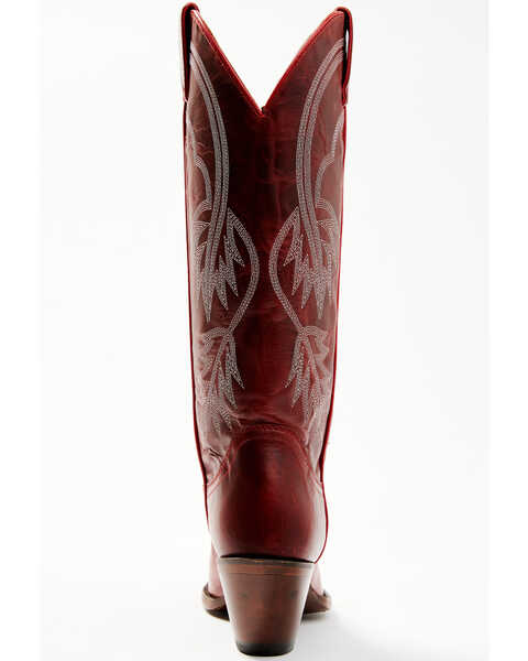 Image #5 - Idyllwind Women's Icon Embroidered Western Tall Boot - Medium Toe, Red, hi-res
