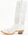 Image #3 - Corral Women's Crystal Embroidered Western Boots - Snip Toe, White, hi-res