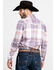 Image #2 - Scully Signature Soft Series Men's Large Plaid Snap Long Sleeve Western Shirt , Brown, hi-res