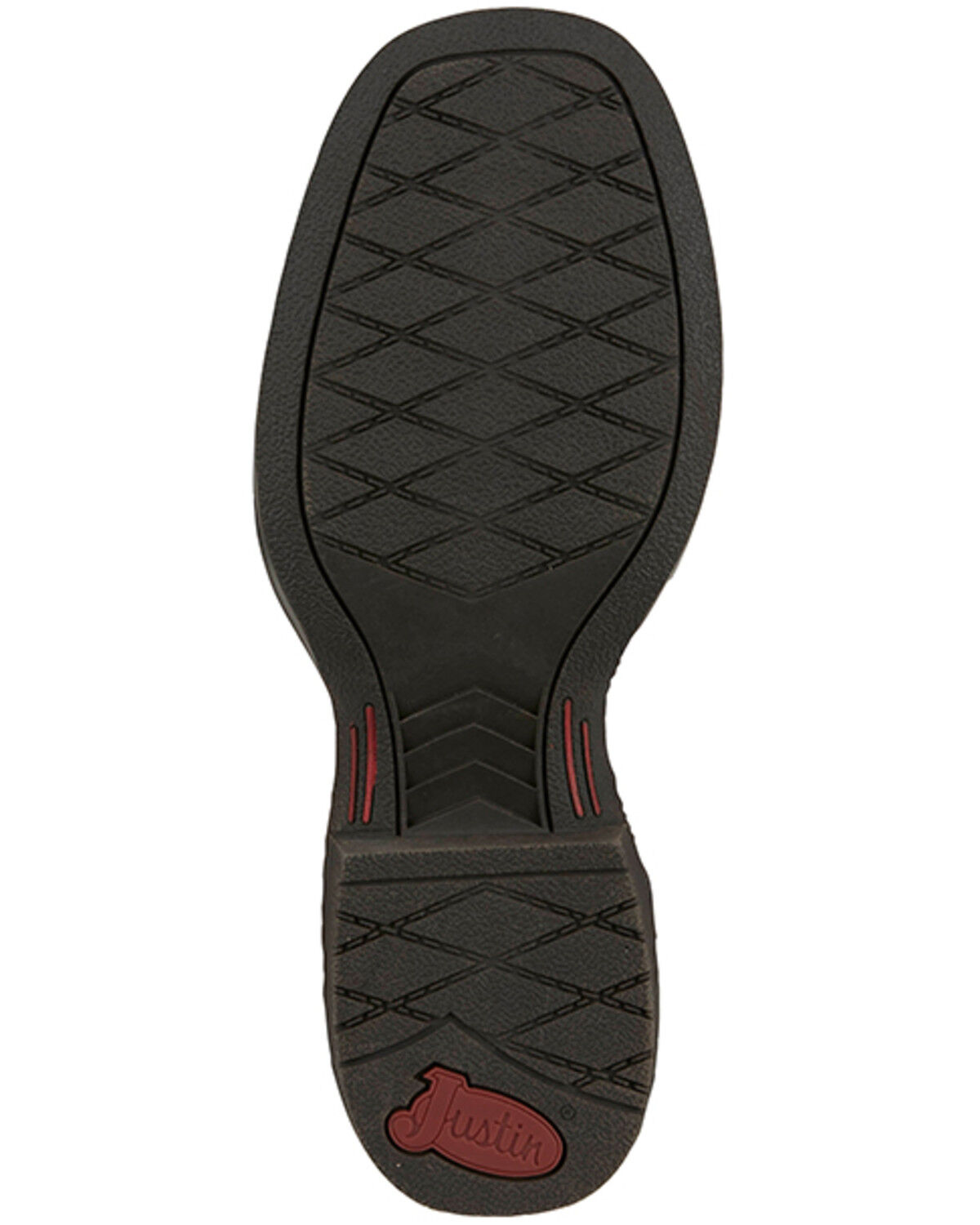 Image #7 - Justin Boys' Bowline Western Boots - Square Toe, Brown, hi-res