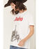 Image #2 - Girl Dangerous Women's Rodeo Horse Short Sleeve Graphic Tee, White, hi-res