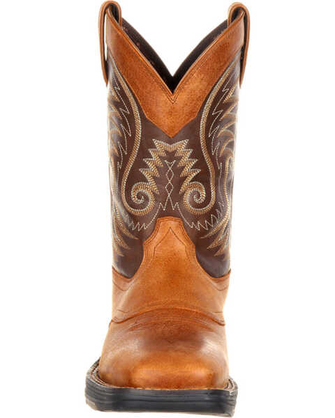 Image #4 - Durango Men's Brown Ultralite Western Saddle Boots - Square Toe , , hi-res