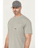 Image #2 - Ariat Men's Rebar Heat Fighter Short Sleeve Pocket Work Shirt, Dark Grey, hi-res