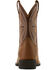 Image #3 - Ariat Boys' Ruidoso Western Boots - Broad Square Toe, Chocolate, hi-res