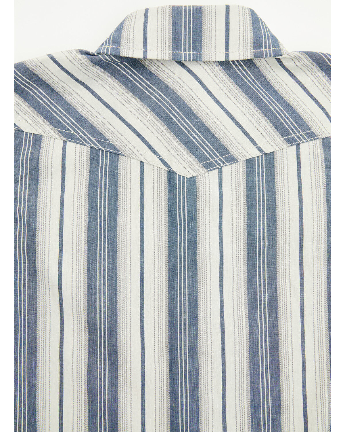 Image #4 - Cody James Toddler Boys' Roman Striped Short Sleeve Snap Western Shirt, Blue, hi-res
