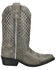 Image #2 - Smoky Mountain Little Girls' Magnolia Western Boots - Snip Toe, Grey, hi-res