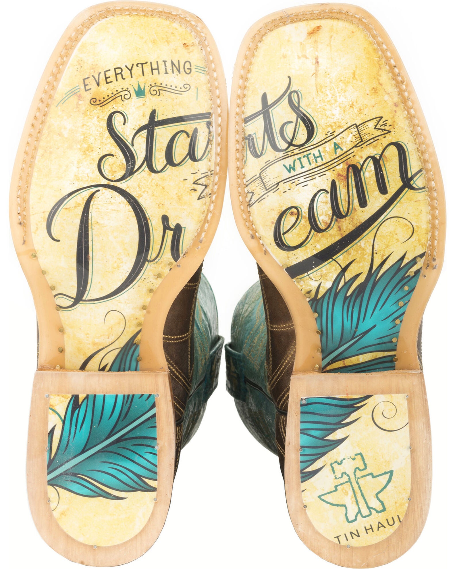 Tin Haul Dreamcatcher - Women's Leather Cowgirl Boot