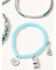 Image #2 - Lainey Wilson Women's Heart Like A Truck Beaded Bracelet, Silver, hi-res