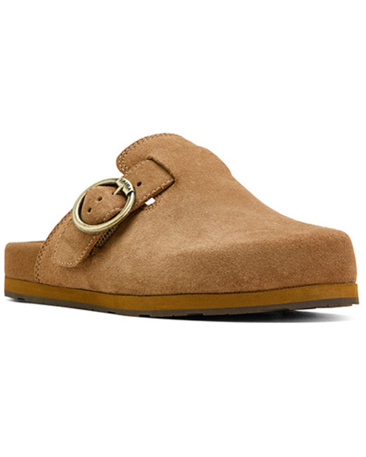 Ariat Women's Country Suede Mules, Caramel, hi-res