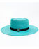 Charlie 1 Horse Women's Guardian Teal Butterfly Pin Band Fashion Straw Hat , Blue, hi-res