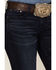 Image #2 - RANK 45® Women's Dark Wash Mid Riding Flare Jeans, Dark Wash, hi-res