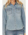 Image #3 - Idyllwind Women's Medium Wash Long Sleeve Snap Denim Shirt, Light Wash, hi-res
