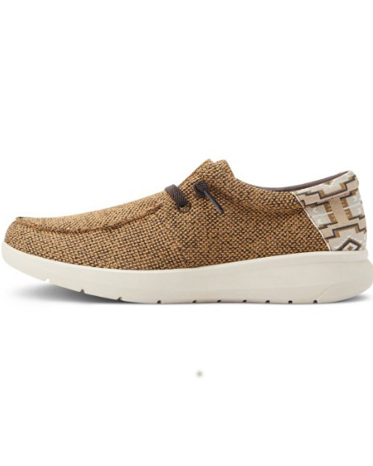 Image #2 - Ariat Men's Hilo Stretch Western Casual Shoes - Moc Toe, Brown, hi-res