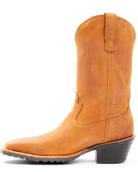Image #3 - Wrangler Footwear Women's Classic Western Boots - Square Toe, Brown, hi-res